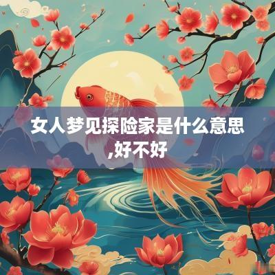 女人梦见探险家是什么意思,好不好