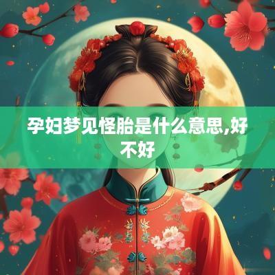孕妇梦见怪胎是什么意思,好不好