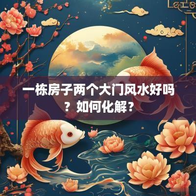 一栋房子两个大门风水好吗？如何化解？