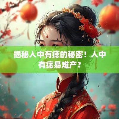 揭秘人中有痣的秘密！人中有痣易难产？