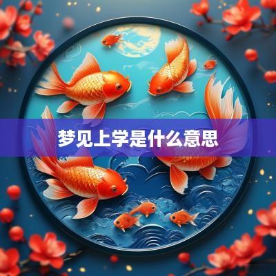 梦见上学是什么意思