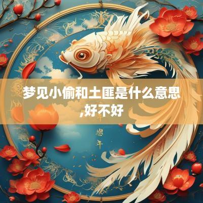梦见小偷和土匪是什么意思,好不好