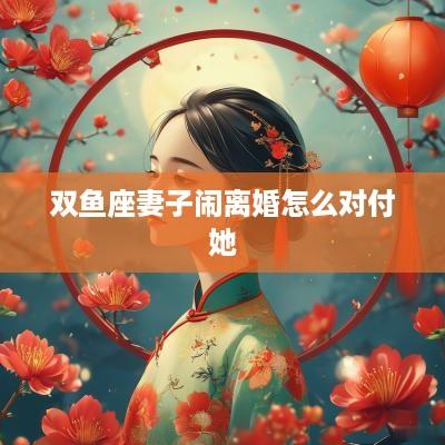 双鱼座妻子闹离婚怎么对付她