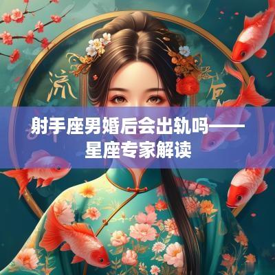 射手座男婚后会出轨吗——星座专家解读