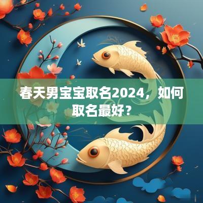 春天男宝宝取名2025，如何取名最好？
