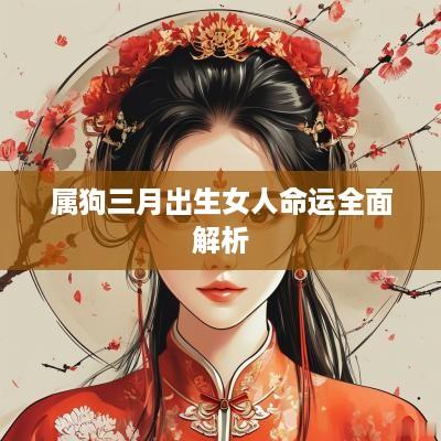 属狗三月出生女人命运全面解析