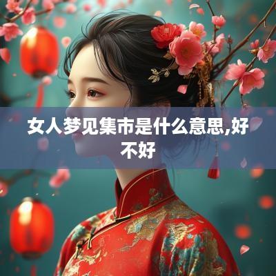 女人梦见集市是什么意思,好不好