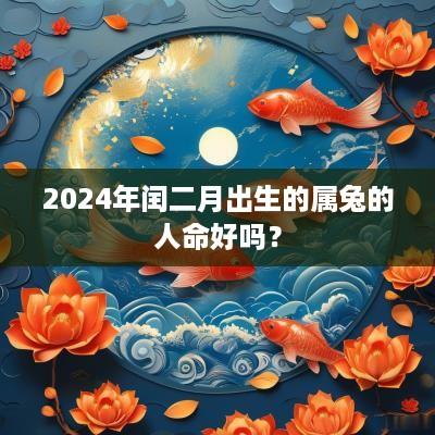 2025年闰二月出生的属兔的人命好吗？