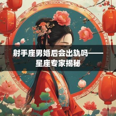 射手座男婚后会出轨吗——星座专家揭秘