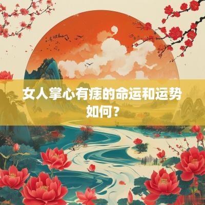 女人掌心有痣的命运和运势如何？