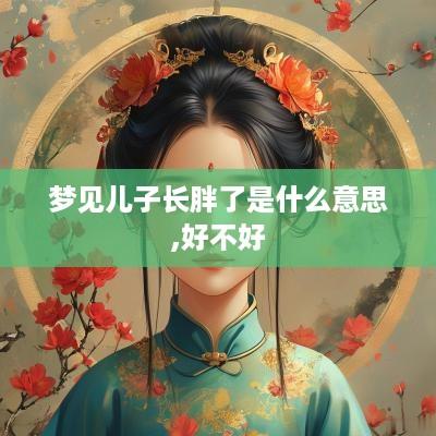 梦见儿子长胖了是什么意思,好不好