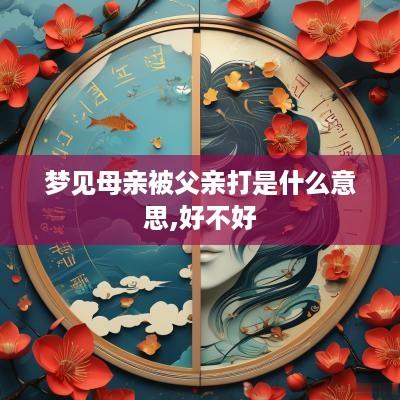 梦见母亲被父亲打是什么意思,好不好