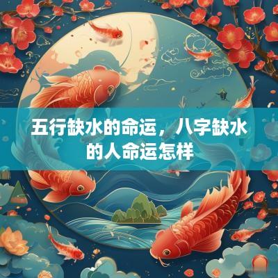 五行缺水的命运，八字缺水的人命运怎样