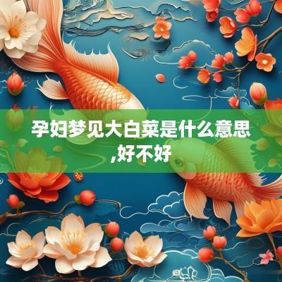 孕妇梦见大白菜是什么意思,好不好