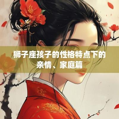 狮子座孩子的性格特点下的亲情、家庭篇