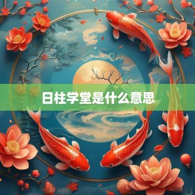 日柱学堂是什么意思