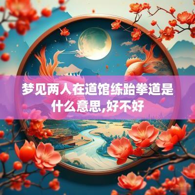 梦见两人在道馆练跆拳道是什么意思,好不好