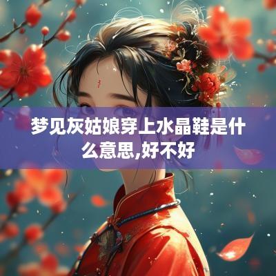 梦见灰姑娘穿上水晶鞋是什么意思,好不好