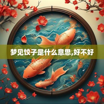 梦见饺子是什么意思,好不好