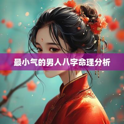 最小气的男人八字命理分析