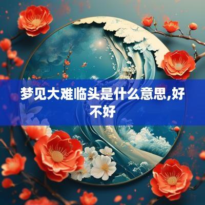 梦见大难临头是什么意思,好不好