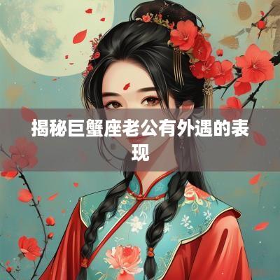 揭秘巨蟹座老公有外遇的表现