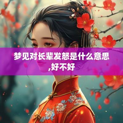 梦见对长辈发怒是什么意思,好不好