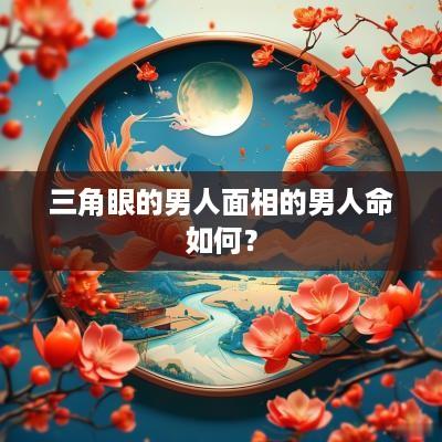 三角眼的男人面相的男人命如何？