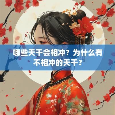 哪些天干会相冲？为什么有不相冲的天干？