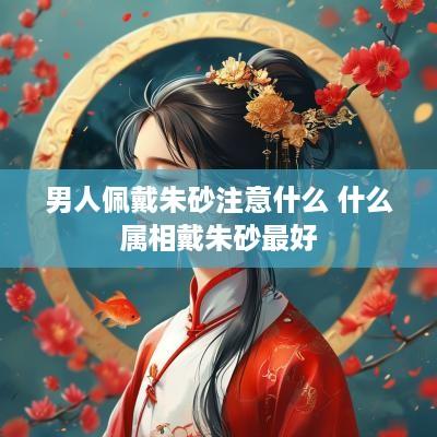 男人佩戴朱砂注意什么 什么属相戴朱砂最好
