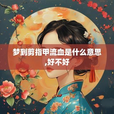 梦到剪指甲流血是什么意思,好不好