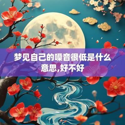 梦见自己的嗓音很低是什么意思,好不好