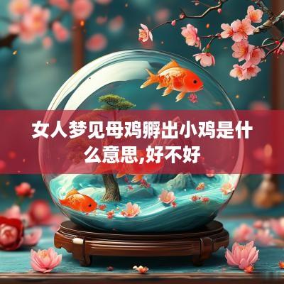 女人梦见母鸡孵出小鸡是什么意思,好不好