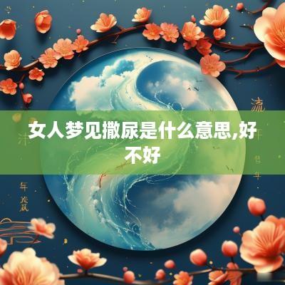 女人梦见撒尿是什么意思,好不好