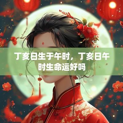 丁亥日生于午时，丁亥日午时生命运好吗
