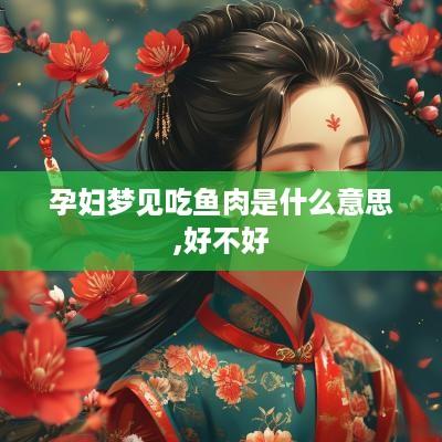 孕妇梦见吃鱼肉是什么意思,好不好