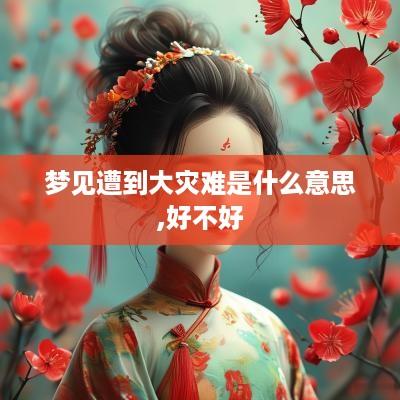 梦见遭到大灾难是什么意思,好不好