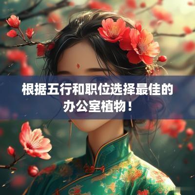 根据五行和职位选择最佳的办公室植物！