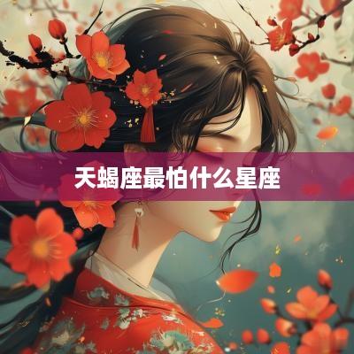 天蝎座最怕什么星座