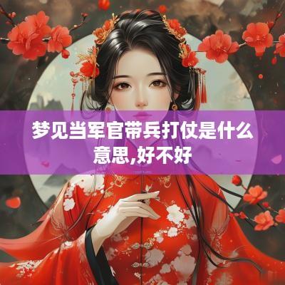 梦见当军官带兵打仗是什么意思,好不好