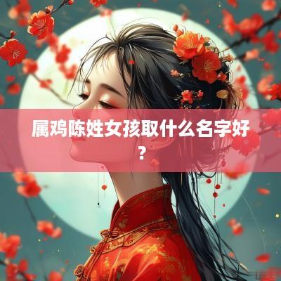 属鸡陈姓女孩取什么名字好？