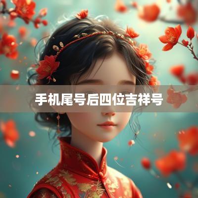 手机尾号后四位吉祥号