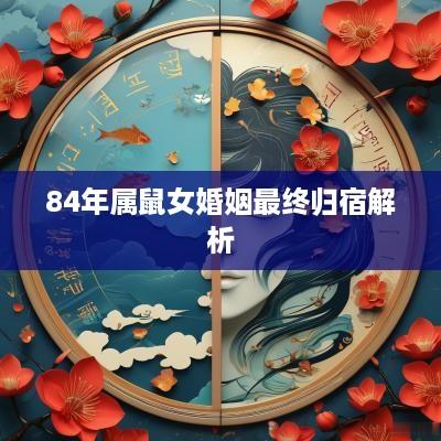 84年属鼠女婚姻最终归宿解析