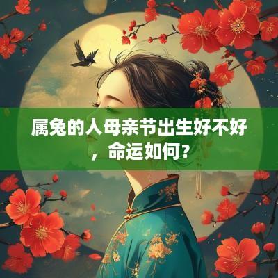 属兔的人母亲节出生好不好，命运如何？