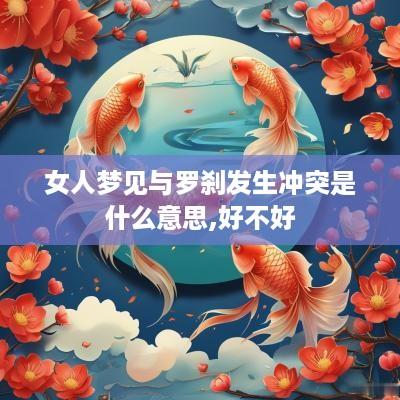 女人梦见与罗刹发生冲突是什么意思,好不好
