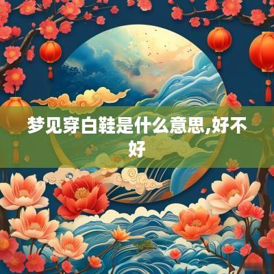 梦见穿白鞋是什么意思,好不好