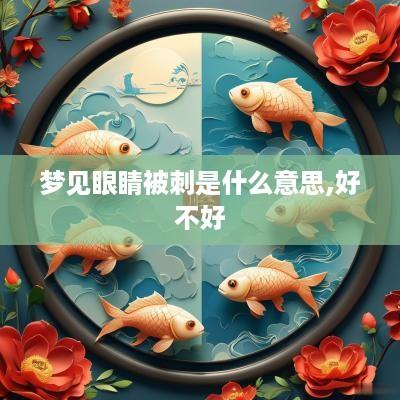 梦见眼睛被刺是什么意思,好不好