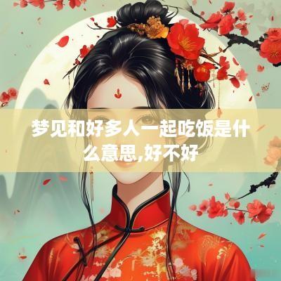 梦见和好多人一起吃饭是什么意思,好不好