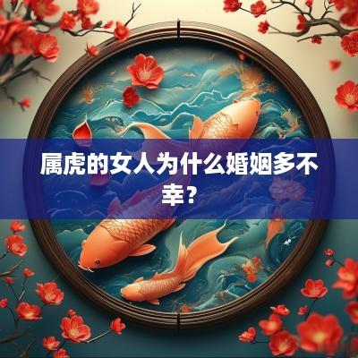 属虎的女人为什么婚姻多不幸？