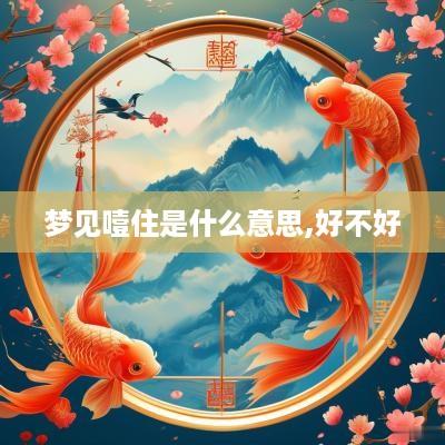 梦见噎住是什么意思,好不好